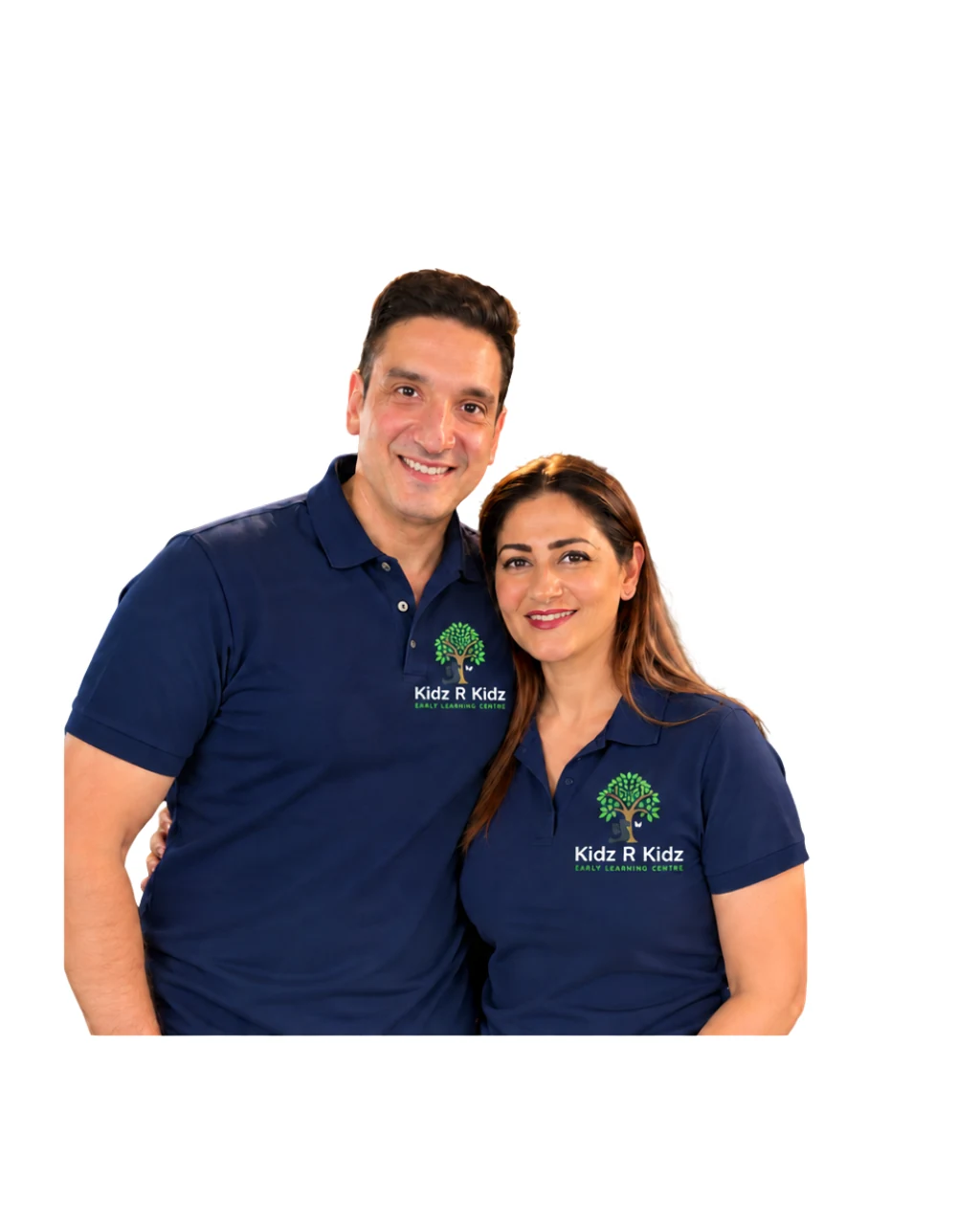 Sharokh and Anvi, owners and operators of Kidz R Kidz