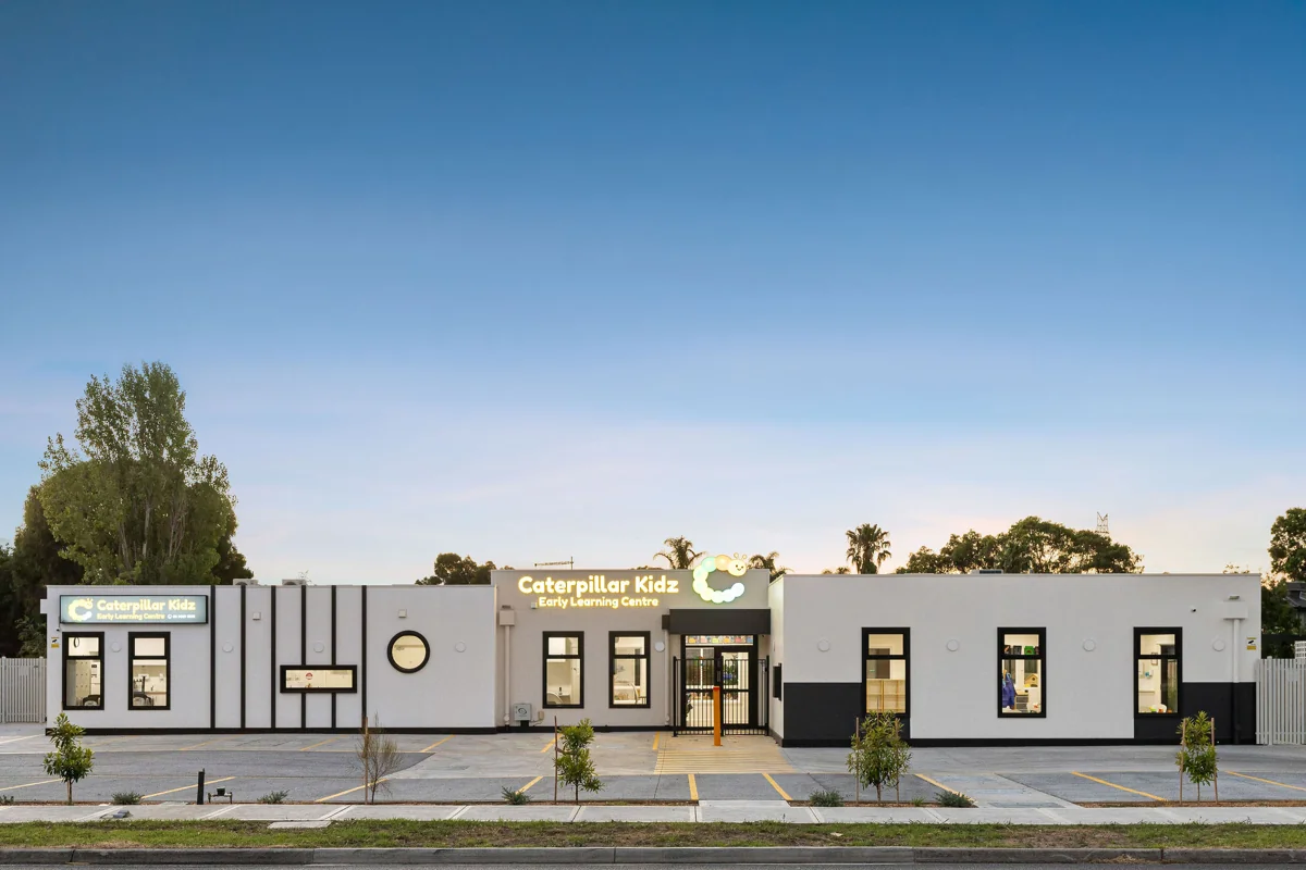 Caterpillar Kidz Reservoir early learning centre exterior and entrance